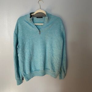 Garmany men’s baby alpaca wool half zip sweater xxl